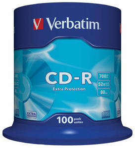 Verbatim CD-R 700 MB 100 pack Verbatim CD-R 700 MB 100 pack
