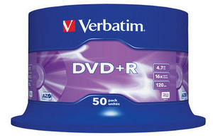 Verbatim DVD+R 4.7 GB 50 pack Verbatim DVD+R 4.7 GB 50 pack