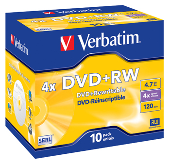 Verbatim DVD+RW 4.7 GB 10 pack Verbatim DVD+RW 4.7 GB 10 pack