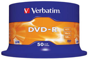 Verbatim DVD-R 4.7 GB 50 pack Verbatim DVD-R 4.7 GB 50 pack